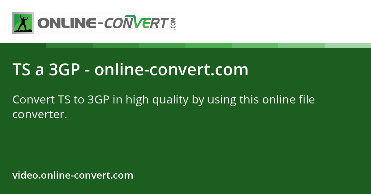 TS a 3GP - online-convert.com